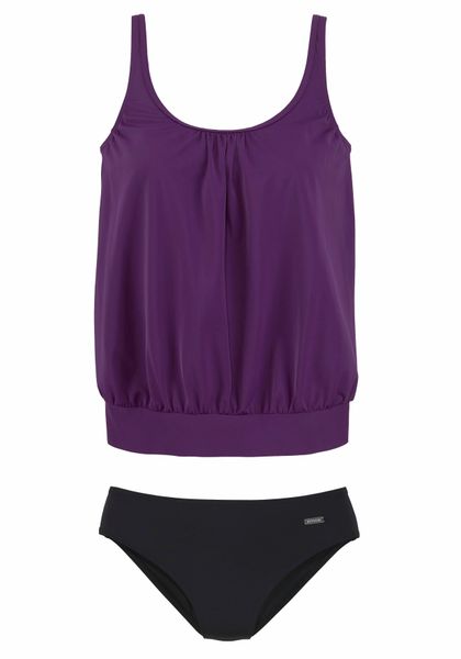 LASCANA Oversize-Tankini Miederverstärkung am Cup, Unterbrustgummi günstig online kaufen