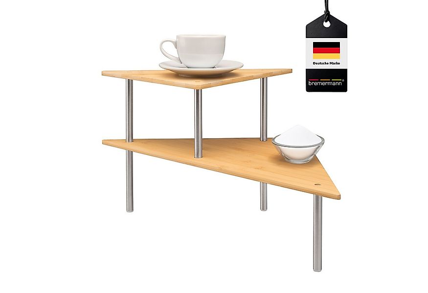 bremermann Küchenregal Küchen-Eckregal, Küchenregal, Gewürzregal, Bambus günstig online kaufen