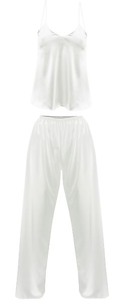 DKaren Schlafanzug Damen Satin Schlafanzug Pyjama günstig online kaufen