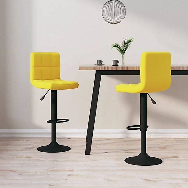 vidaXL Barhocker Barhocker 2 Stk. Senfgelb günstig online kaufen