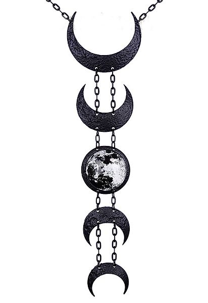 Halsband Gothic mystische Halskette Mond günstig online kaufen