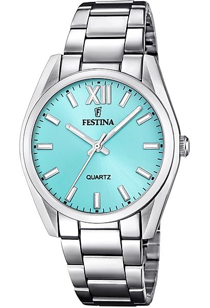 Festina Quarzuhr Boyfriend Damenuhr F20622-D Türkis günstig online kaufen