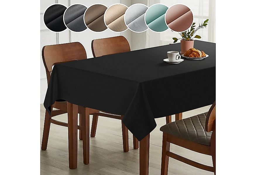 ANRO Tischdecke Hochwertig Tischwäsche mit Beschichtung (Einzelstück 1-tlg) günstig online kaufen