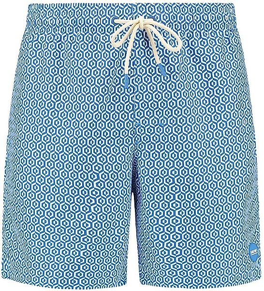 Shiwi Badeshorts Mike Geo Tile Kobaltblau - Größe S günstig online kaufen