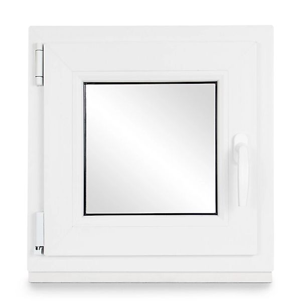 Neruli Kellerfenster Kunststoff Weiß Dreh-Kipp 65x65 cm BxH DIN Links 3 -Fa günstig online kaufen