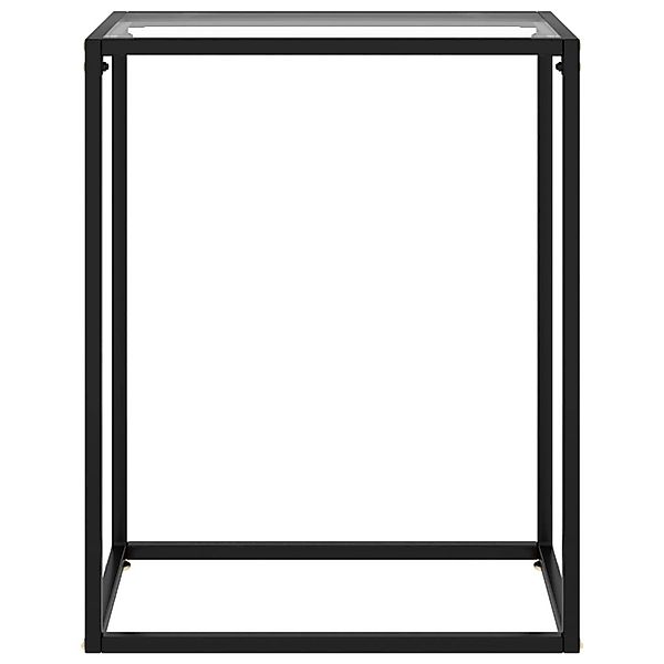 vidaXL Konsolentisch Transparent 60x35x75 cm Hartglas Modell 1 günstig online kaufen
