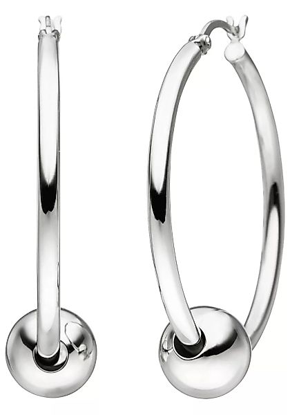 JOBO Paar Creolen "Kugel", 925 Silber günstig online kaufen