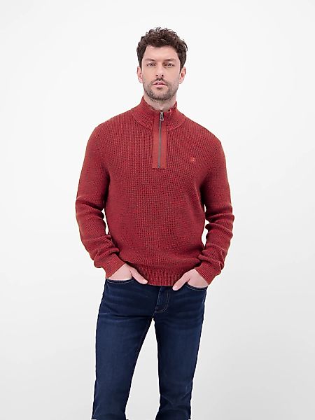 LERROS Strickpullover "Herren Troyer in Twist-Struktur" günstig online kaufen
