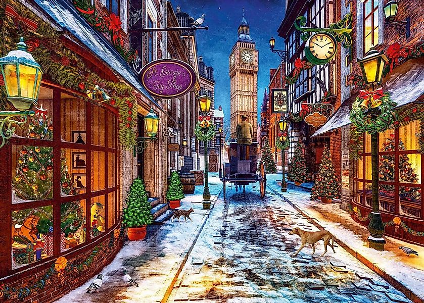 Ravensburger Puzzle Erwachsenenpuzzle 1000 Teile - Weihnachtszeit, 1000 Puz günstig online kaufen
