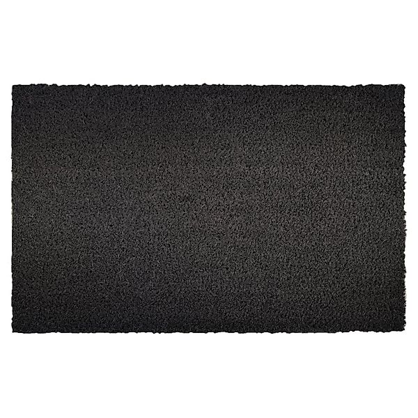 KARAT Kokosmatte Eingangsmatte Fußabtreter nach Maß Schwarz 24 mm 100 x 400 günstig online kaufen