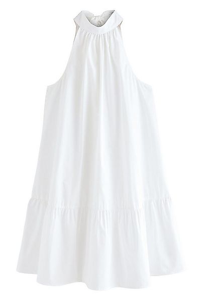 Next Minikleid Ärmelloses, gestuftes Neckholder-Minikleid (1-tlg) günstig online kaufen