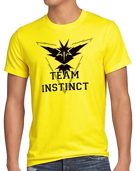 style3 T-Shirt Team Instinct gelb instinkt günstig online kaufen