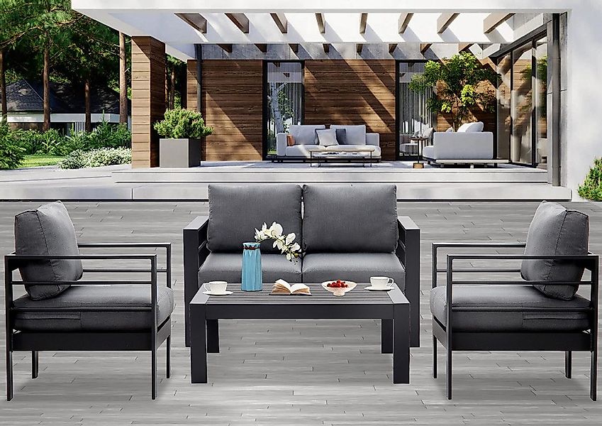 MeXo Gartenlounge-Set Balkon Möbel Set mit günstig online kaufen