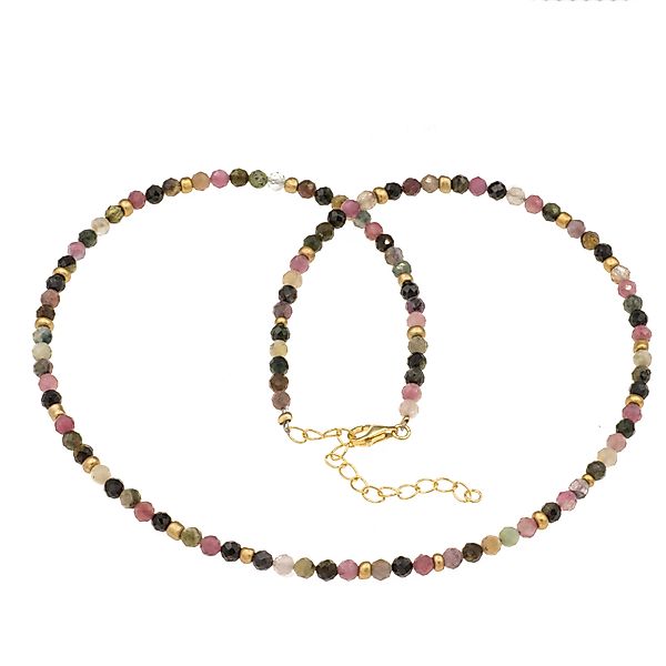 Bella Carina Perlenkette Kette mit Turmalin günstig online kaufen