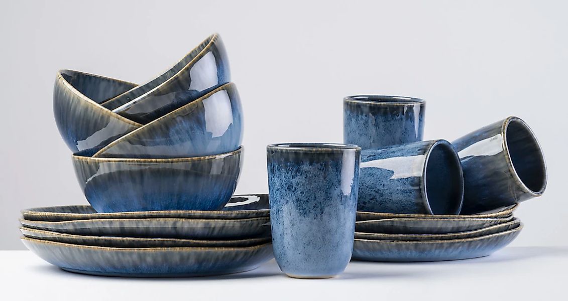 gipfelstück Kombiservice "Geschirr-Set, Service Wilde Schlucht" Scandi-Styl günstig online kaufen