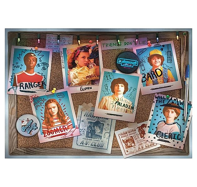 Clementoni® Puzzle Stranger Things-Puzzle 1000Stück, Puzzleteile günstig online kaufen