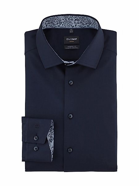 OLYMP Businesshemd "Luxor modern fit" kontrastfarbener Innenbesatz am Krage günstig online kaufen
