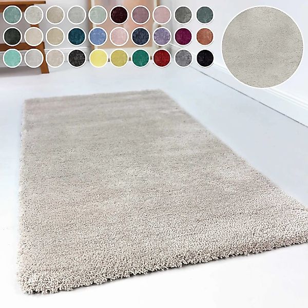 Esprit Hochflor-Teppich "Relaxx ESP-4150" rund 25 mm Höhe Wohnzimmer, sehr günstig online kaufen