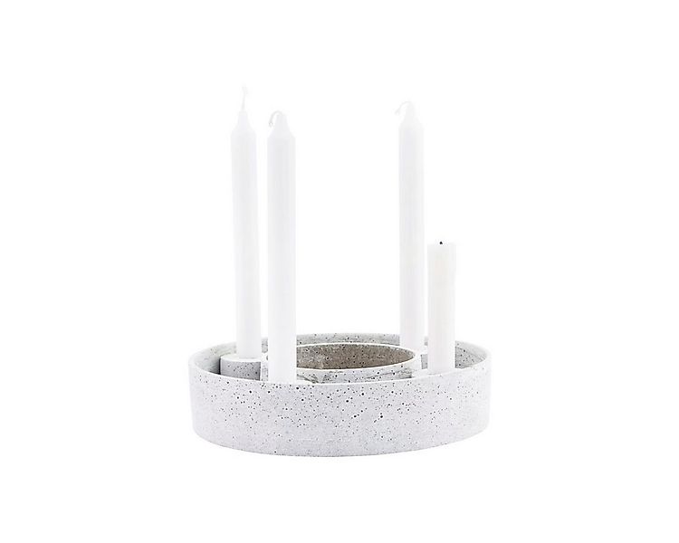 House Doctor Kerzenständer House Doctor Kerzenständer THE RING Grau, Ø26x6c günstig online kaufen