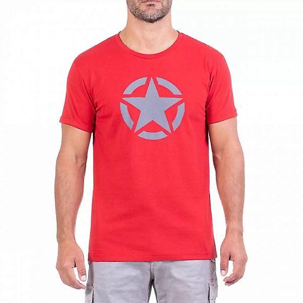 Jeep O101719r032 Kurzärmeliges T-shirt S Red / Medium Grey günstig online kaufen