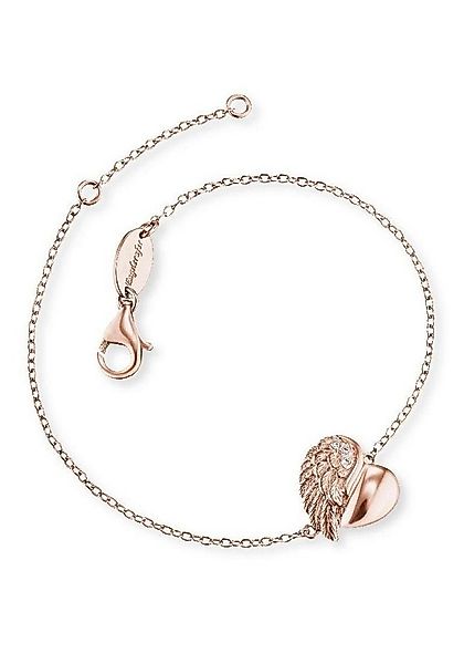 Engelsrufer Silberarmband Little magic ARMBAND HERZFLÜGEL ROSÈ PLATED, mit günstig online kaufen