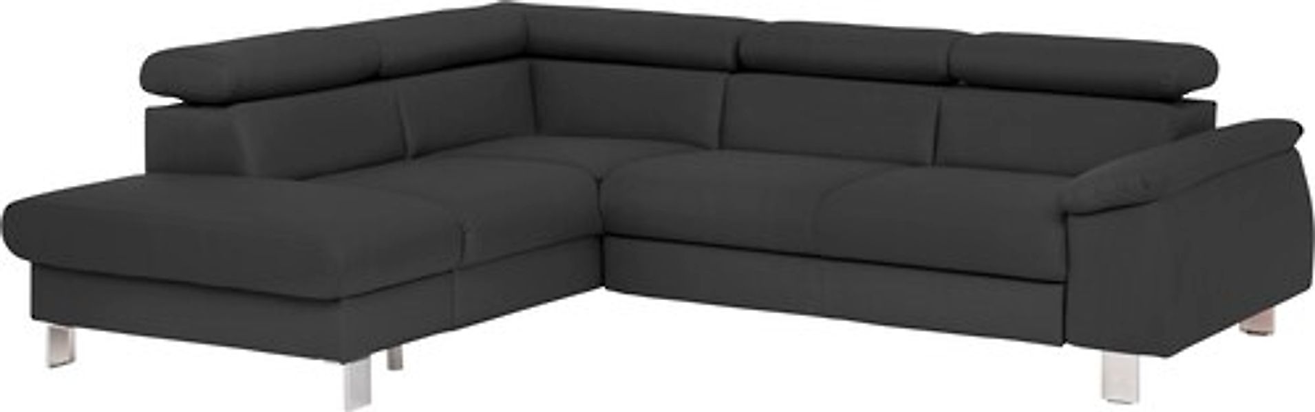 COTTA Ecksofa »Komaris L-Form mit Kopfteilverstellung«, wahlweise mit Bettf günstig online kaufen