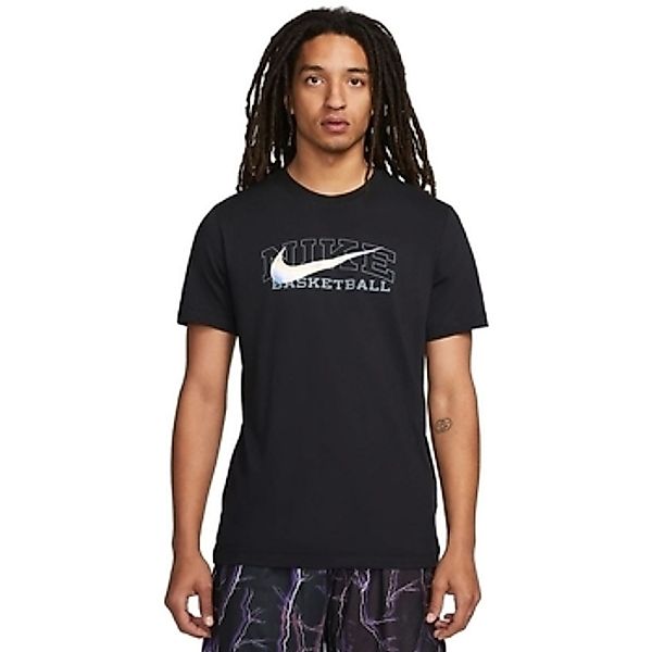 Nike  T-Shirts & Poloshirts TEE SWOOSH Noir günstig online kaufen