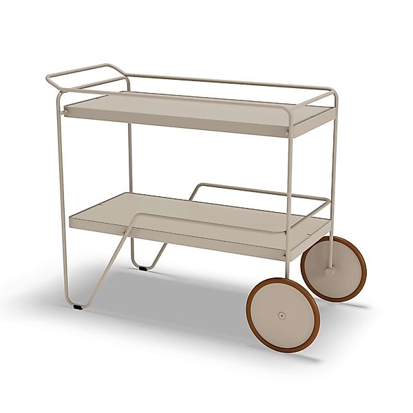Click Servierwagen rollbar Outdoor Beige günstig online kaufen