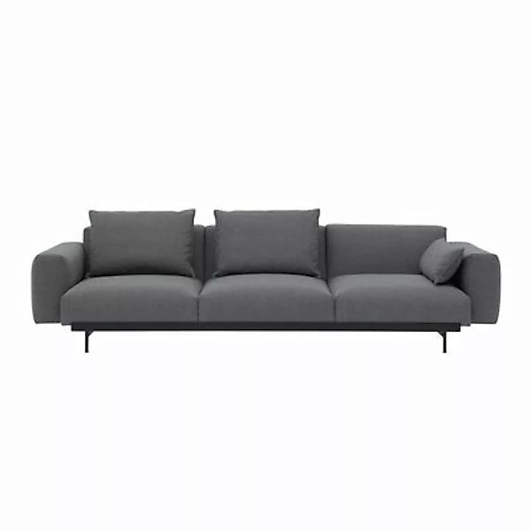 Sofa In Situ n°1 textil grau / 3-Sitzer - Stoff / L 279 cm - Muuto - Grau günstig online kaufen