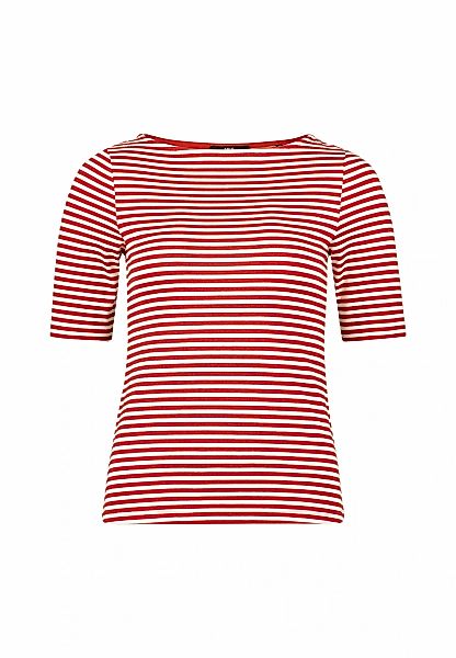 Zero Kurzarmshirt "zero Streifenshirt mit U-Boot Ausschnitt", Plain/ohne De günstig online kaufen