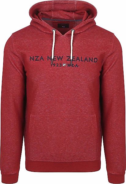 NZA Hoodie Diamond Logo Interlock Melange Cherry Red - Größe 3XL günstig online kaufen