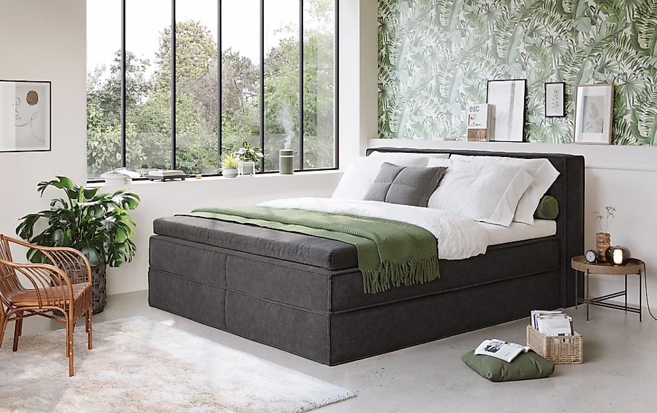 LeGer Home by Lena Gercke Boxspringbett "Addyson", (Härtegrade H2, H3 und H günstig online kaufen