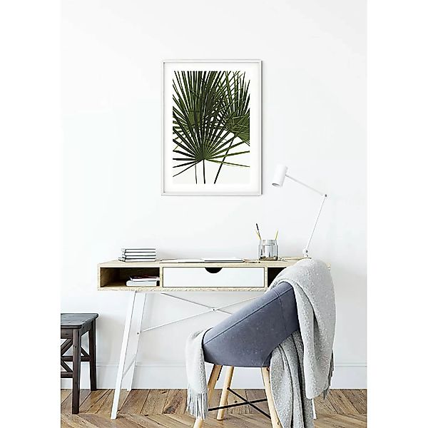 KOMAR Wandbild - Palmtree Leaves - Größe: 50 x 70 cm mehrfarbig Gr. one siz günstig online kaufen
