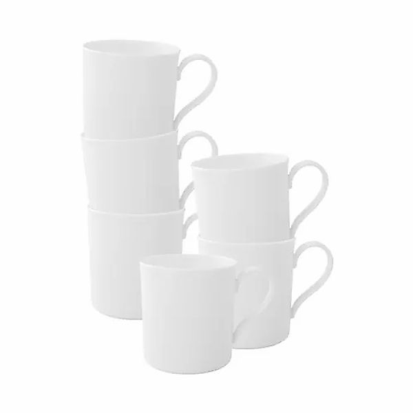 Villeroy & Boch Tasse »Kaffeetassen Modern Grace 170 ml 6er Set weiß« günstig online kaufen