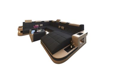 Sofa Dreams Wohnlandschaft Wave XXL Strukturstoff, günstig online kaufen