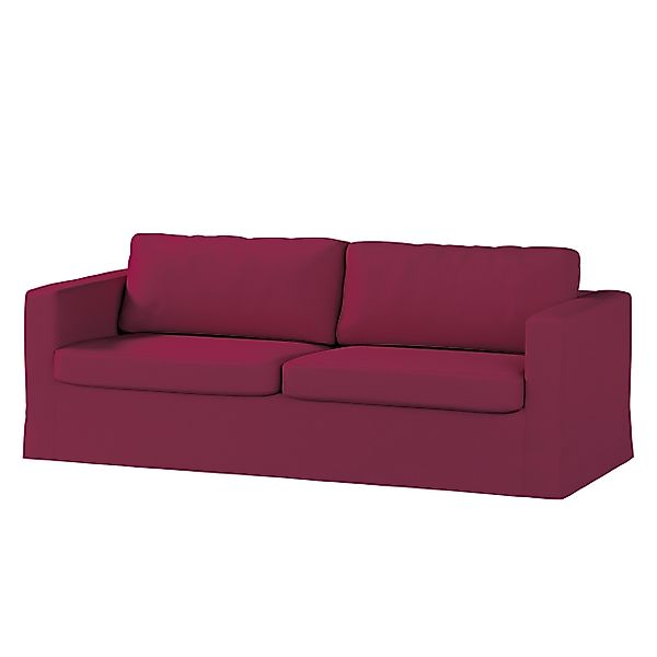 Bezug für Karlstad 3-Sitzer Sofa nicht ausklappbar, lang, pflaume , Bezug f günstig online kaufen