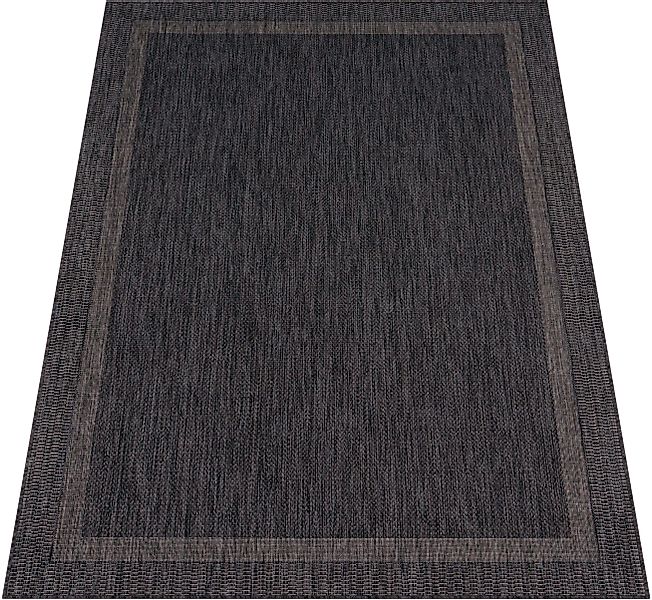 Paco Home Teppich »Roma 272«, rechteckig, 4 mm Höhe, Flachgewebe, meliert, günstig online kaufen