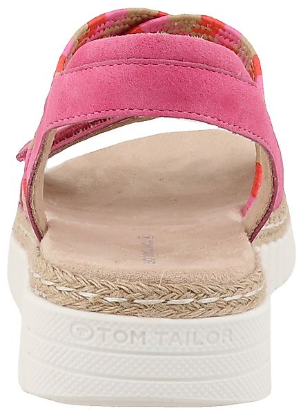 TOM TAILOR Sandalette, Plateau, Riemchensandale, Klettverschluss günstig online kaufen