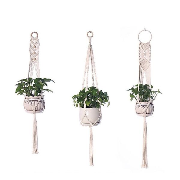 Coonoor Dekohänger Makramee Blumenampel, Blumentopf Pflanzen günstig online kaufen