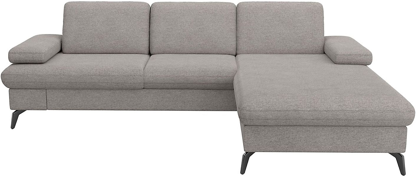 sit&more Ecksofa »Morris Jubi L-Form«, inkl. Armteilfunktion und 1 Zierkiss günstig online kaufen