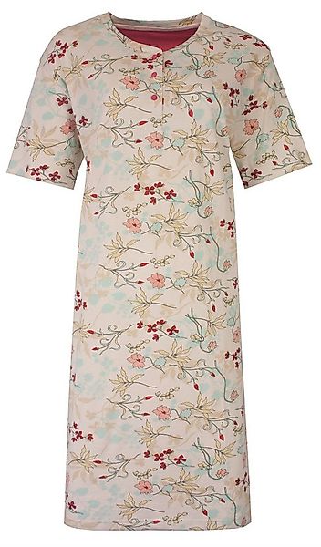 Tenderness Nachthemd Damen Schlafshirt mit kurzem Arm (1-tlg) Baumwolle günstig online kaufen