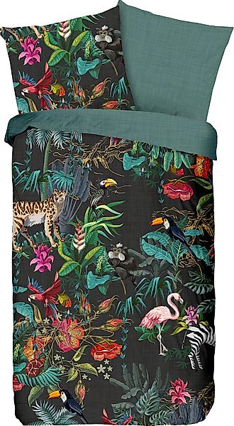good morning Wendebettwäsche »Funky«, Mako-Satin, 135x200, Reißverschluss, günstig online kaufen