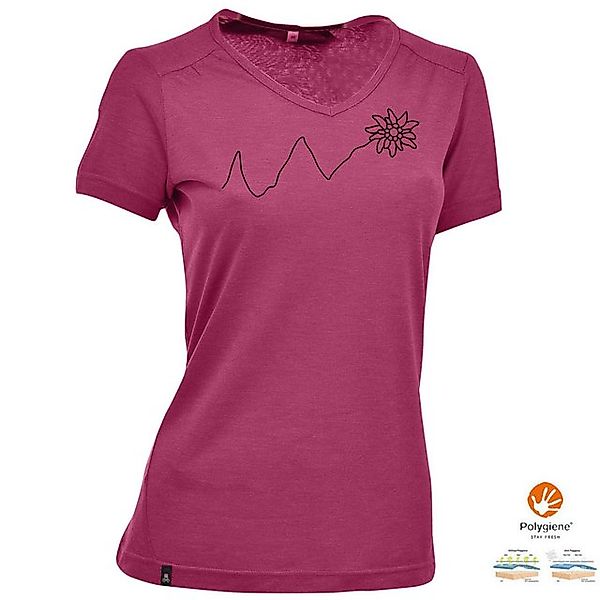 Maul Kurzarmshirt Maul - Eifelsteig Damen Outdoorshirt Wander T-Shirt, rose günstig online kaufen