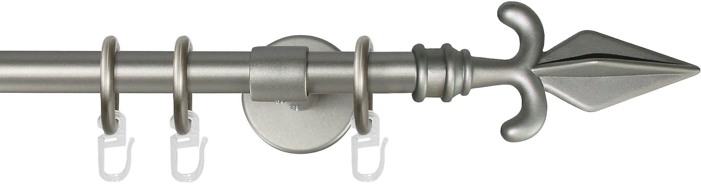 GARESA Gardinenstange "RUSTIKA" Ø 16 mm 1 läufig-läufig Wunschmaßlänge rust günstig online kaufen