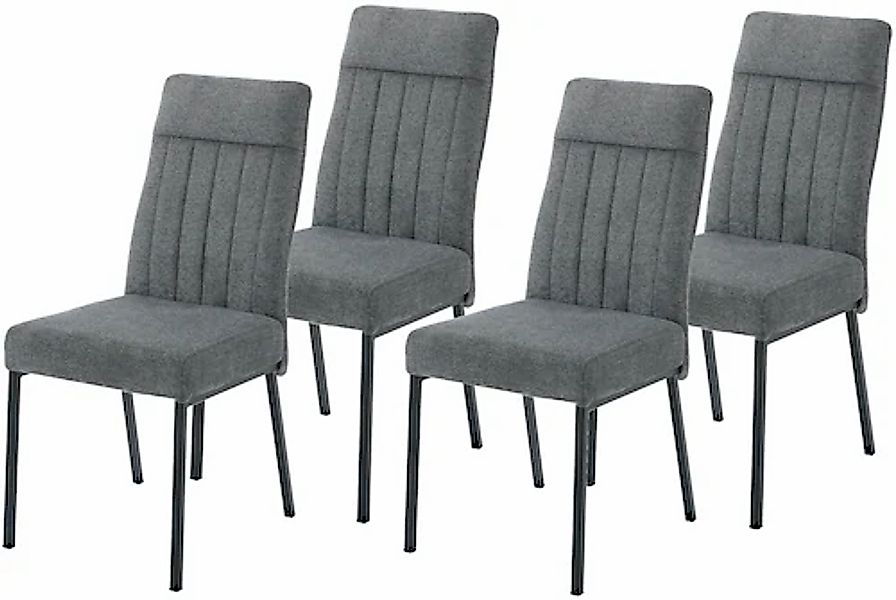 HELA 4-Fußstuhl »CATANIA« (Set) 4 Stk.4-Fuß, Federkorb, Vierkantrohrgestell günstig online kaufen