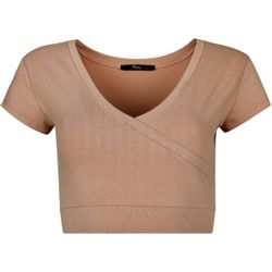 Evoni Crop-Top Damen Crop Top Kurzarmshirt günstig online kaufen