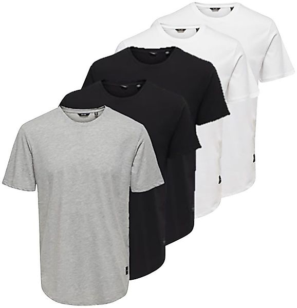 ONLY & SONS Rundhalsshirt ONSMATT LONGY günstig online kaufen