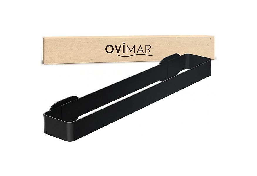 ovimar Handtuchhalter Andoya, aus Edelstahl in Schwarz zur Zum Kleben günstig online kaufen