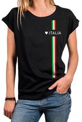 MAKAYA Print-Shirt Damen Italienische Mode Italia günstig online kaufen