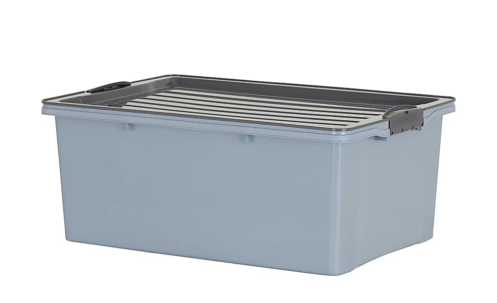 Rotho Aufbewahrungsbox mit Deckel - blau - Polypropylen - 40 cm - 25 cm - A günstig online kaufen